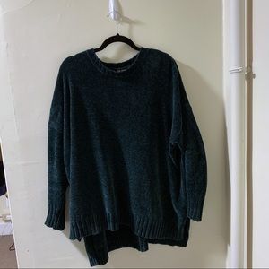 Max Studio Oversized Chenille Green Sweater